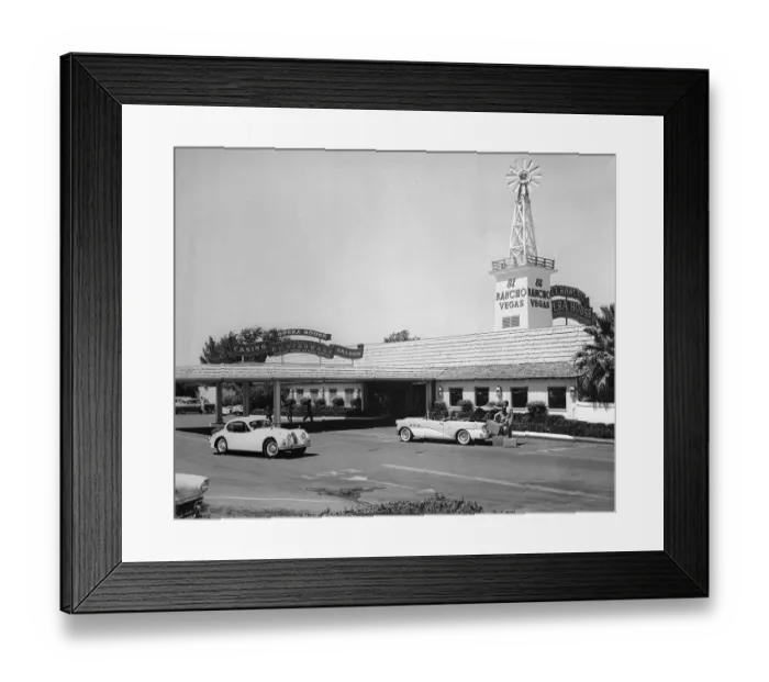 Framed Print : The el Rancho Vegas Hotel in Las Vegas Framed Print : The el Rancho Vegas Hotel in Las Vegas