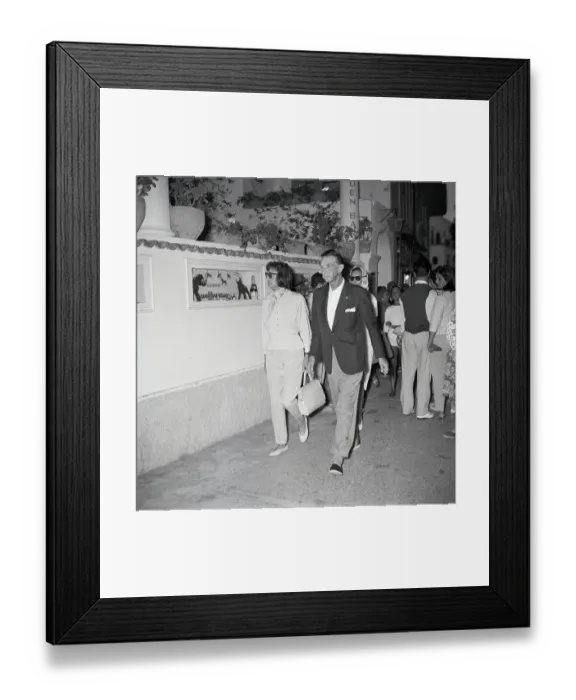 Framed Print : Greta Garbo Arriving For A Holiday Framed Print : Greta Garbo Arriving For A Holiday