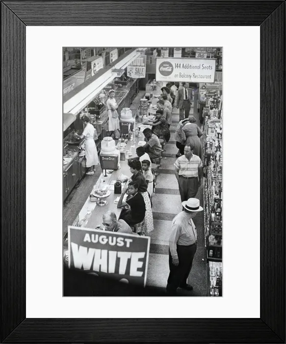 Framed Print : Protest At Katz Drug Store Framed Print : Protest At Katz Drug Store