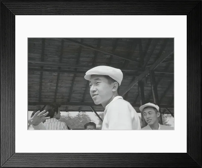 Framed Print : Prince Akihito in Hat Framed Print : Prince Akihito in Hat