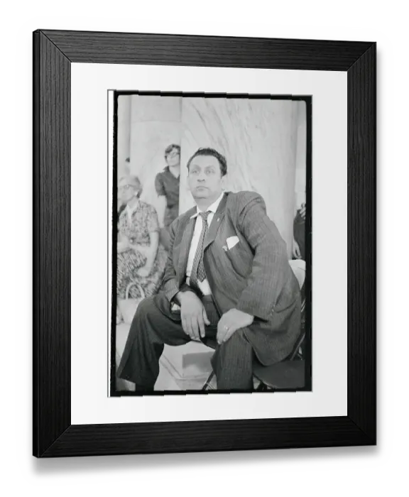 Framed Print : Barney Baker Waiting to Testify Framed Print : Barney Baker Waiting to Testify