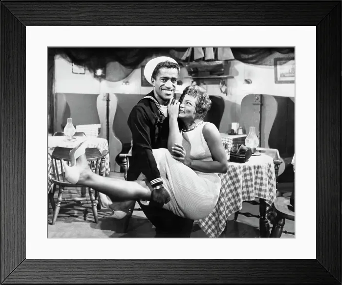 Framed Print : Sammy Davis, Jr. and Eartha Kitt Framed Print : Sammy Davis, Jr. and Eartha Kitt
