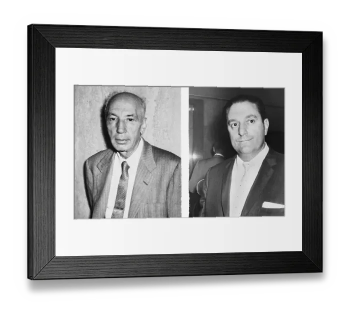 Framed Print : Two Ny Gangsters Refuse Immunity Framed Print : Two Ny Gangsters Refuse Immunity
