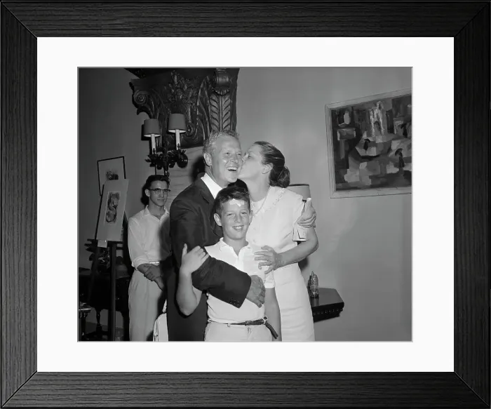 Framed Print : Senator Albert Gore and His Family Framed Print : Senator Albert Gore and His Family