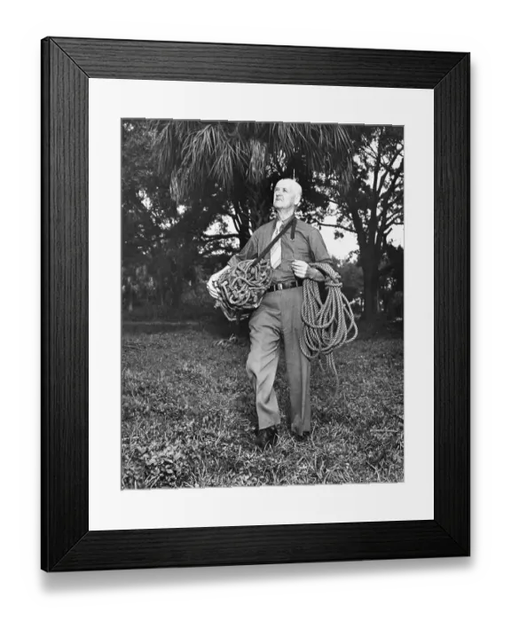 Framed Print : Eagle Man Charles Broley Framed Print : Eagle Man Charles Broley