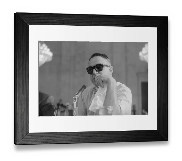 Framed Print : Man Appearing Before a Senate Committee Framed Print : Man Appearing Before a Senate Committee