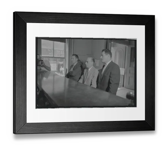 Framed Print : Gabriel Genovese Being Booked at Police Station Framed Print : Gabriel Genovese Being Booked at Police Station