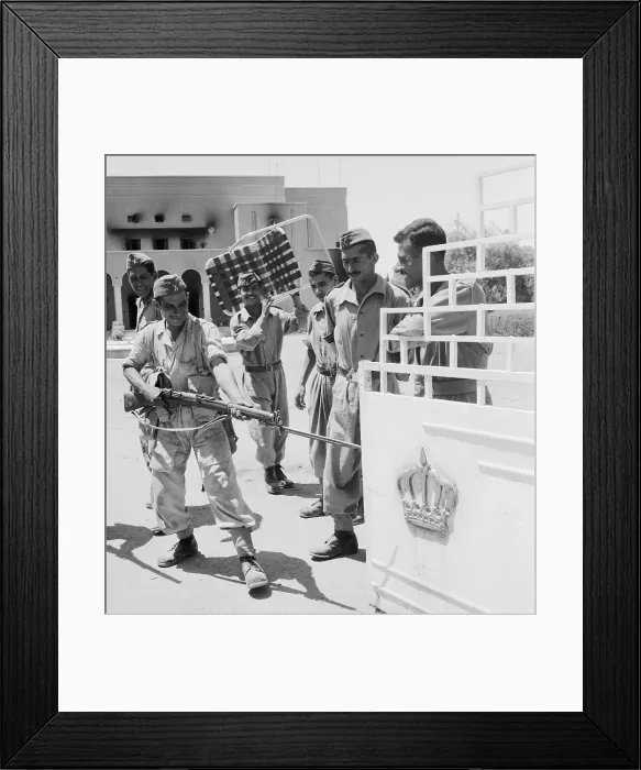 Framed Print : Soldier Pointing to Crown with Bayonet Framed Print : Soldier Pointing to Crown with Bayonet