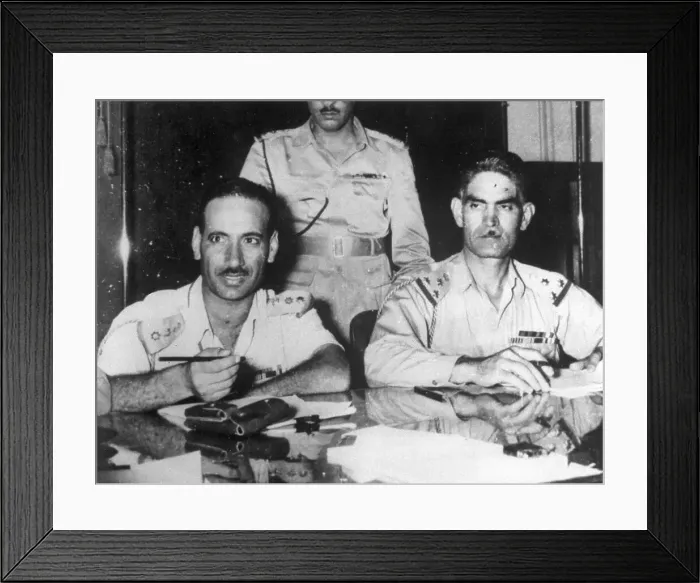 Framed Print : Iraqi Leaders Abdul Salam Arif and Abdul Karim Qasim Framed Print : Iraqi Leaders Abdul Salam Arif and Abdul Karim Qasim