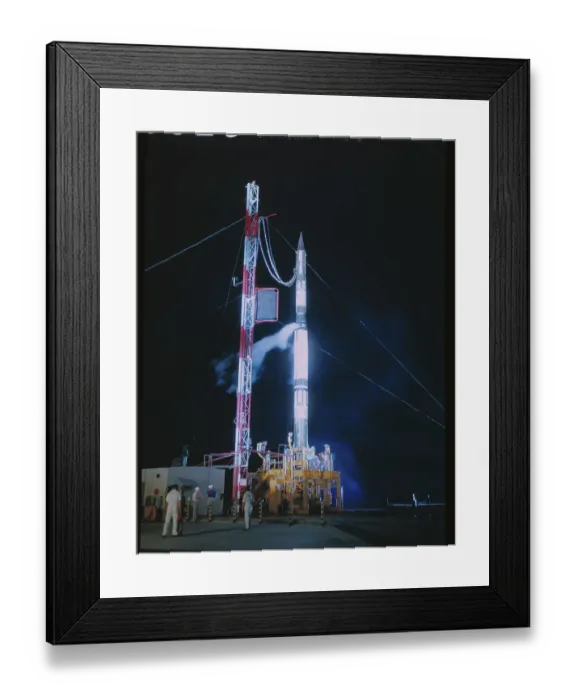 Framed Print : Launching of Vanguard Rocket Framed Print : Launching of Vanguard Rocket