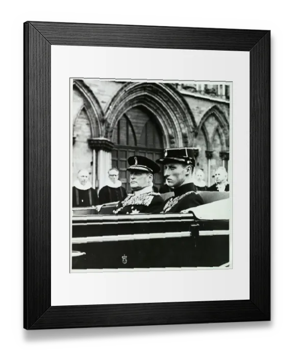 Framed Print : King and Prince of Norway Framed Print : King and Prince of Norway