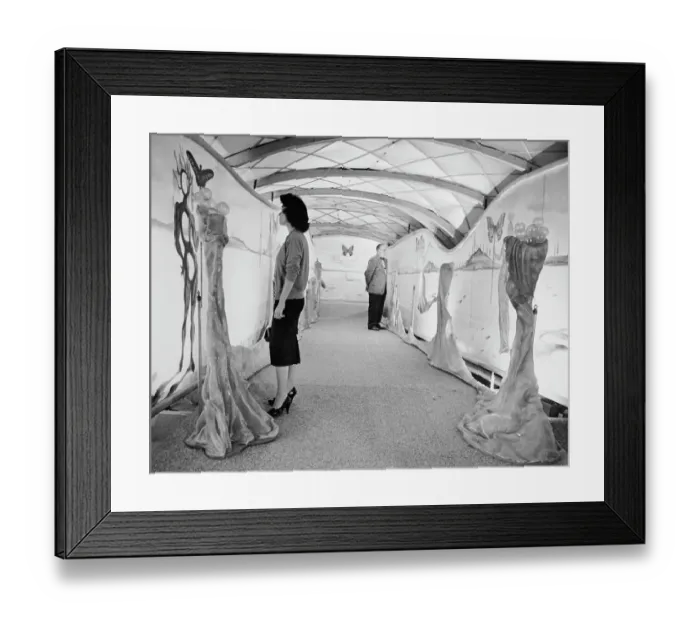 Framed Print : Viewers at Sculpture Site Created by Salvador Dali Framed Print : Viewers at Sculpture Site Created by Salvador Dali