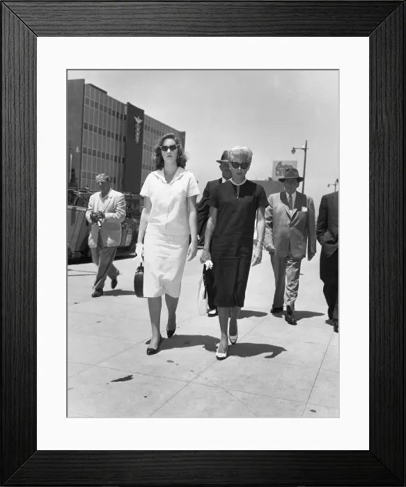 Framed Print : Lana Turner And Daughter Head To Trial Framed Print : Lana Turner And Daughter Head To Trial