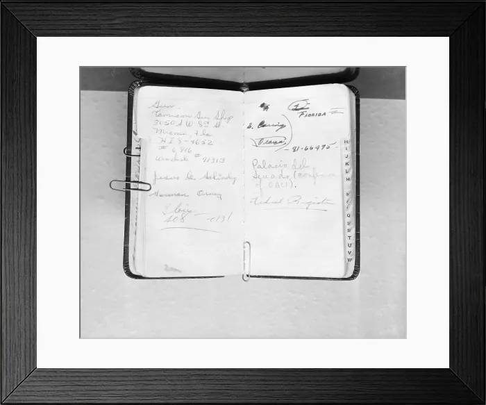 Framed Print : Gerald Murphy's Notebook Framed Print : Gerald Murphy's Notebook
