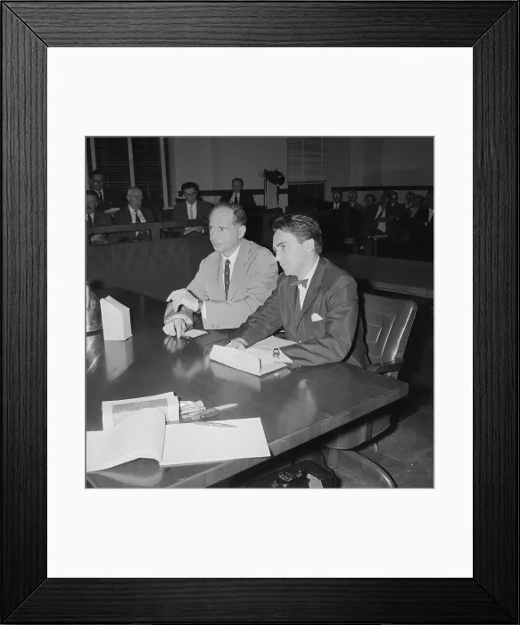 Framed Print : Joseph Papp in Court Framed Print : Joseph Papp in Court