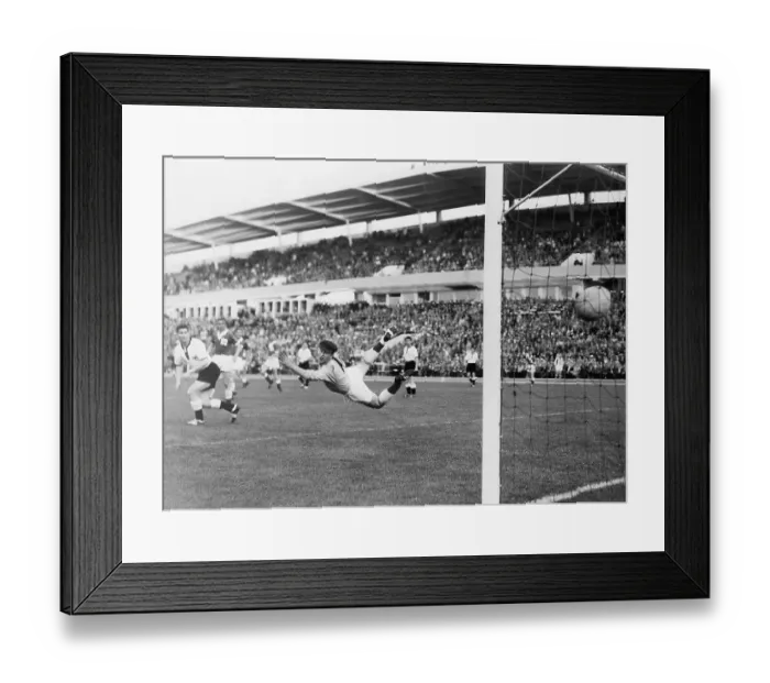 Framed Print : Goal in Northern Ireland vs. Sweden World Cup Match Framed Print : Goal in Northern Ireland vs. Sweden World Cup Match