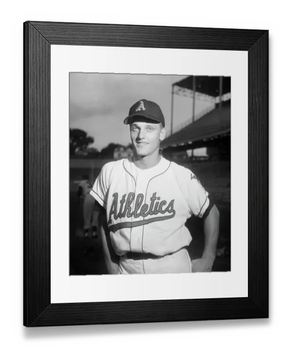 Framed Print : Roger Maris of the Kansas City Athletics Framed Print : Roger Maris of the Kansas City Athletics
