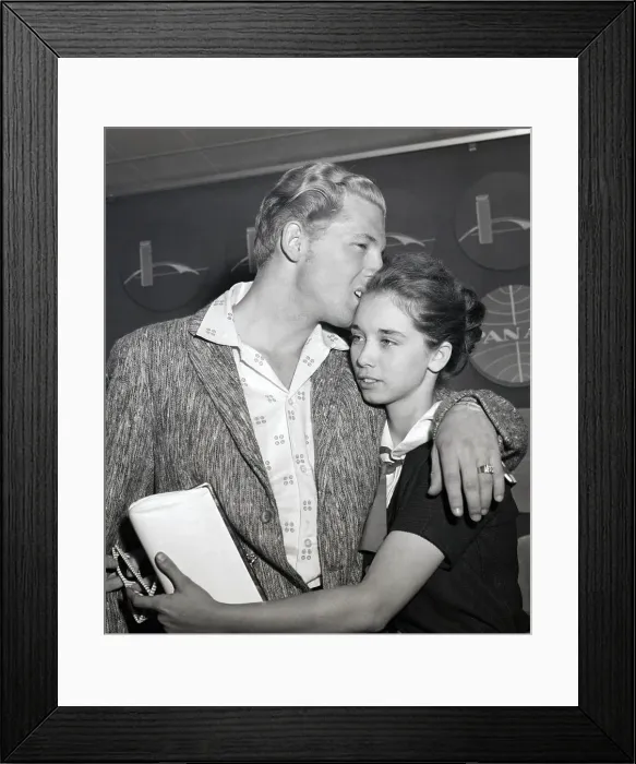 Framed Print : Jerry Lee Lewis and His Young Bride Framed Print : Jerry Lee Lewis and His Young Bride