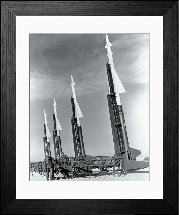 Framed Print : Nike Missiles Framed Print : Nike Missiles