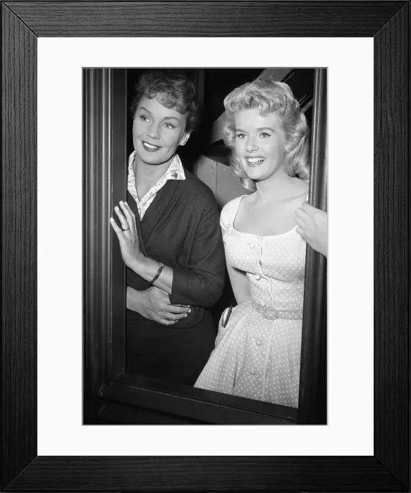 Framed Print : Frances Farmer With Connie Stevens Framed Print : Frances Farmer With Connie Stevens