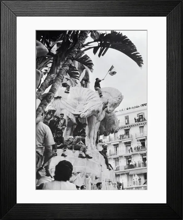 Framed Print : Spectators Around Marble Statue Framed Print : Spectators Around Marble Statue