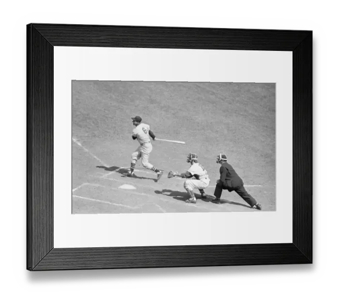 Framed Print : S.Musial Batting During Baseball Game Framed Print : S.Musial Batting During Baseball Game