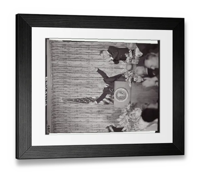 Framed Print : Portrait of Dwight D. Eisenhower Framed Print : Portrait of Dwight D. Eisenhower