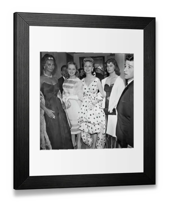Framed Print : Stars Of East And West At Cannes Film Framed Print : Stars Of East And West At Cannes Film