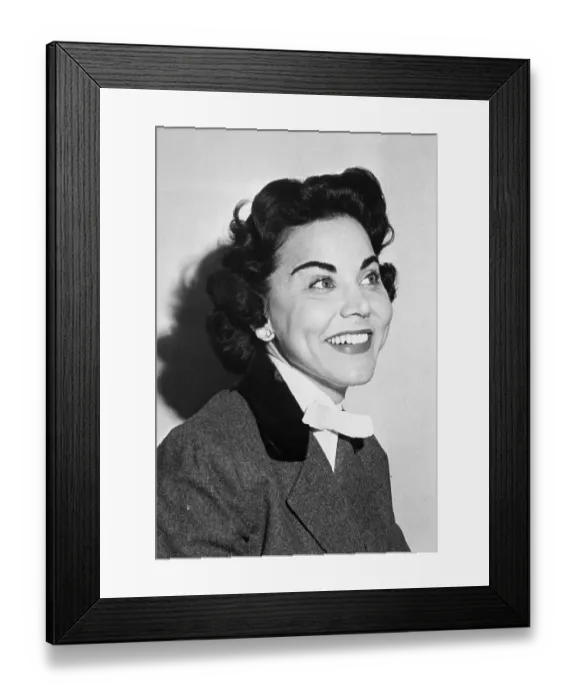 Framed Print : Portrait of Columnist Ann Landers Smiling Framed Print : Portrait of Columnist Ann Landers Smiling