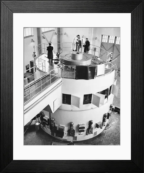 Framed Print : View Of Polish Nuclear Reactor