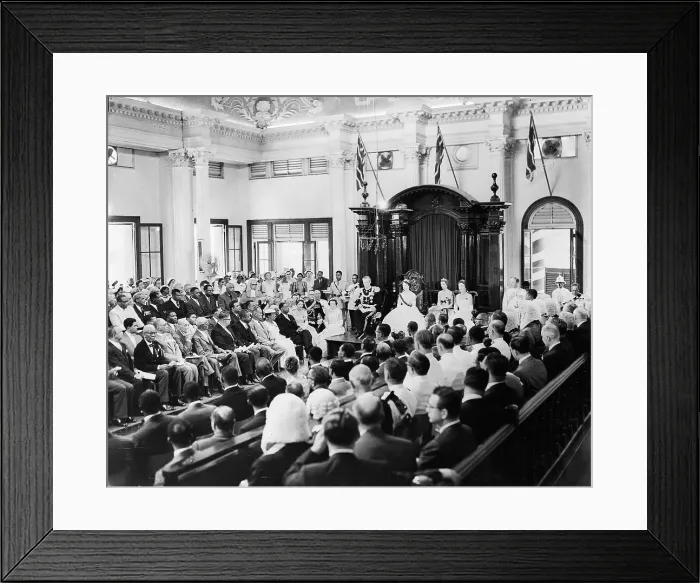 Framed Print : Inauguration of West Indies Legislature Framed Print : Inauguration of West Indies Legislature