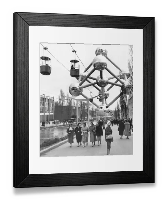 Framed Print : 1958 Worlds Fair Molecule Building Framed Print : 1958 Worlds Fair Molecule Building