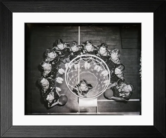 Framed Print : Women's Basketball Team Framed Print : Women's Basketball Team