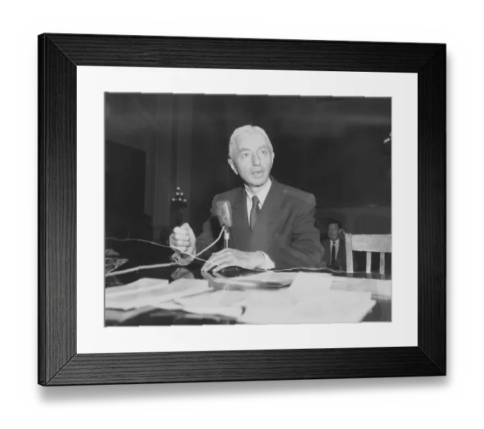 Framed Print : Portrait of Hyman G. Rickover Framed Print : Portrait of Hyman G. Rickover