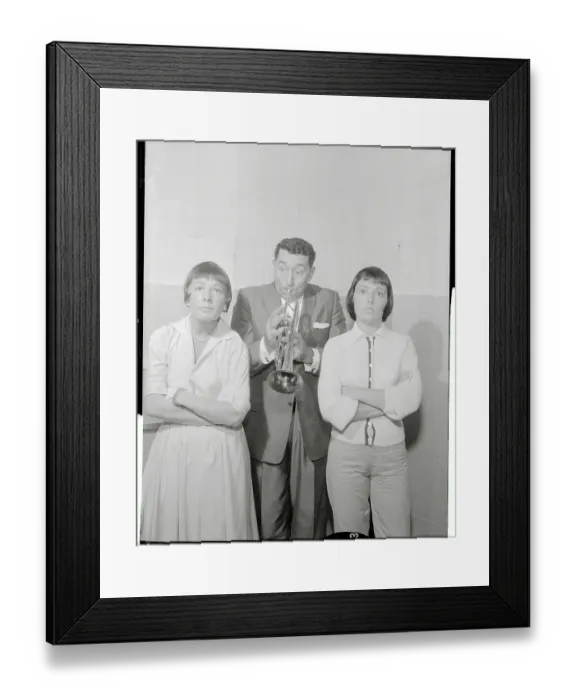 Framed Print : Actress Betty Hutton Standing with Louis Prima and Keely Smith Framed Print : Actress Betty Hutton Standing with Louis Prima and Keely Smith