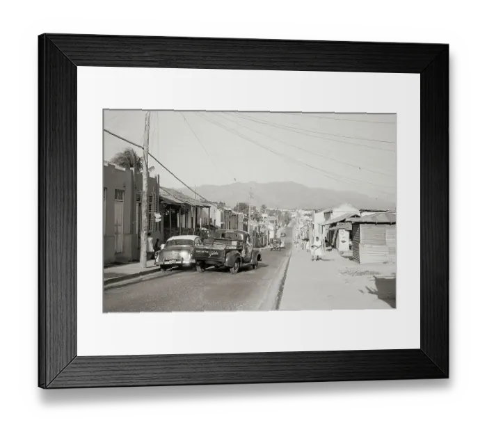 Framed Print : Quite Street in Santiago De Cuba Framed Print : Quite Street in Santiago De Cuba
