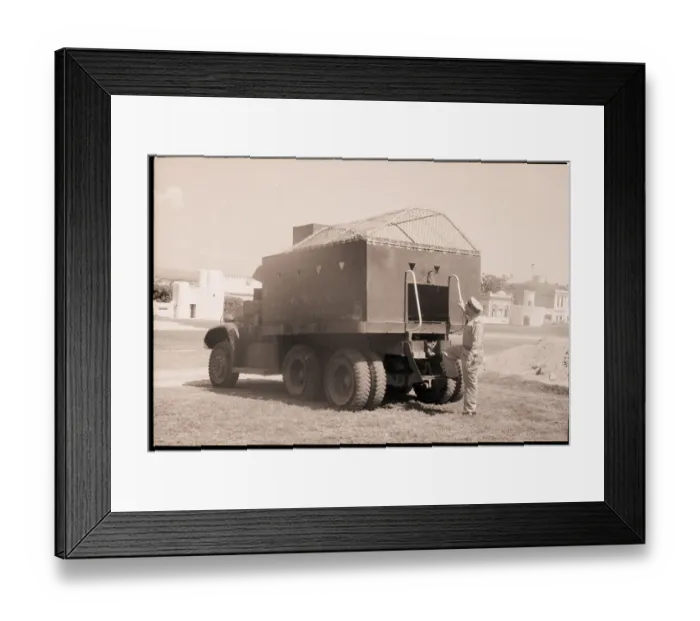 Framed Print : Armored Vehicle with Anti-Grenade Screen Framed Print : Armored Vehicle with Anti-Grenade Screen