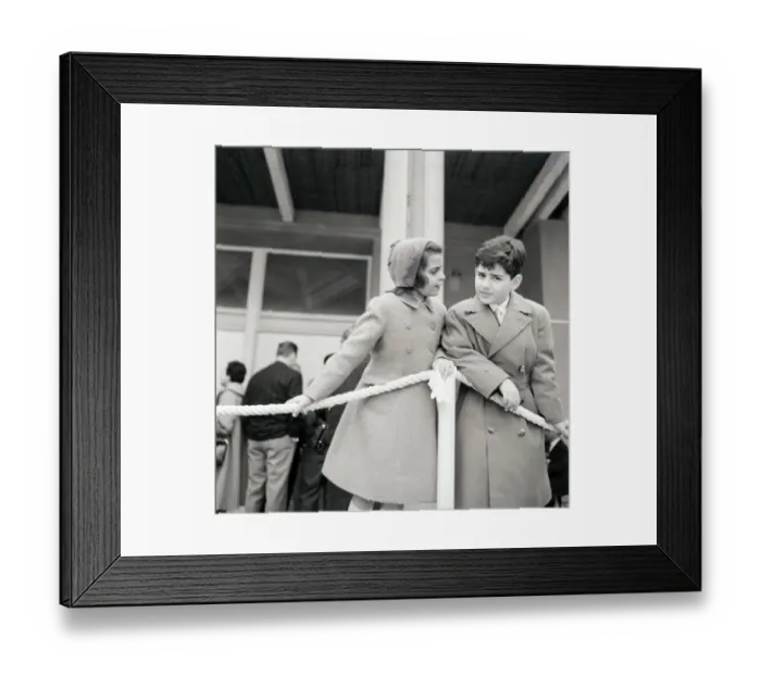 Framed Print : Christine and Alexander Onassis on Yacht Framed Print : Christine and Alexander Onassis on Yacht