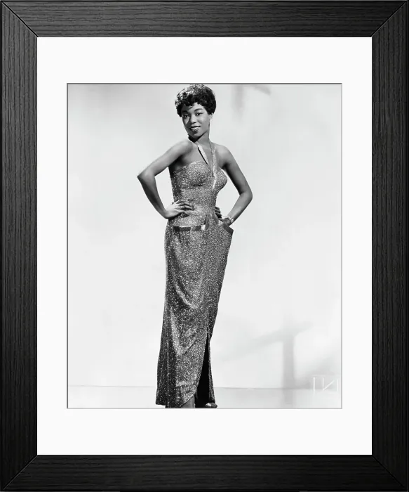 Framed Print : Sarah Vaughan In Full Length Photo Framed Print : Sarah Vaughan In Full Length Photo