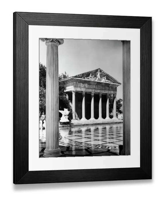 Framed Print : Pool Of The Hearst Complex Framed Print : Pool Of The Hearst Complex
