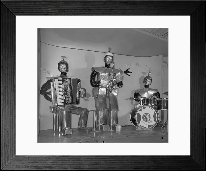 Framed Print : Robot Band Framed Print : Robot Band