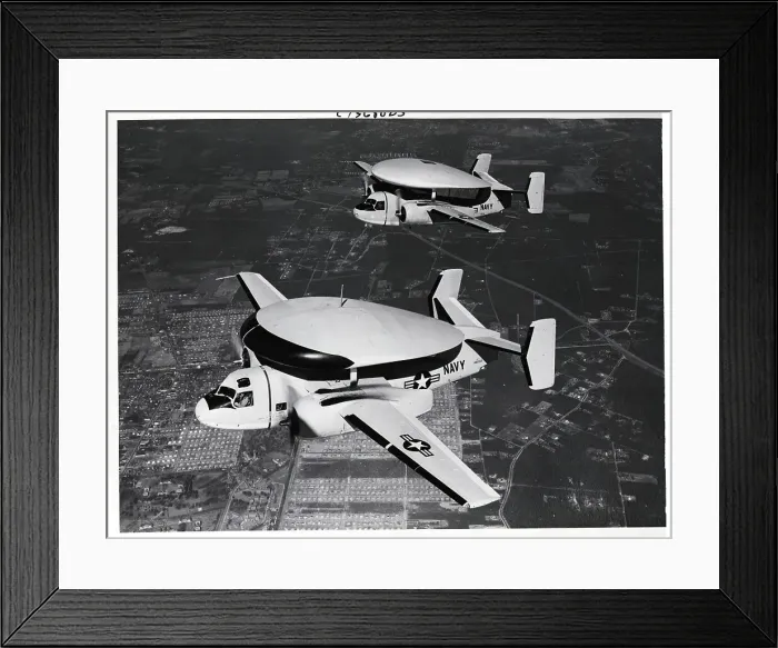 Framed Print : Navy Radar Planes in Flight Framed Print : Navy Radar Planes in Flight