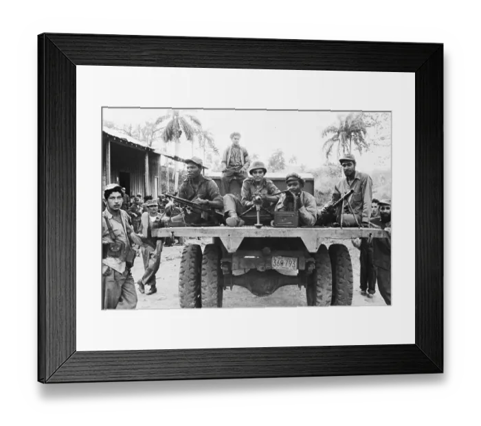Framed Print : Castro Rebels Meeting in Sierra Maestra Framed Print : Castro Rebels Meeting in Sierra Maestra
