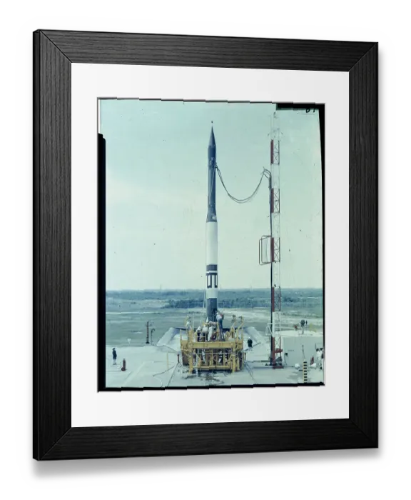Framed Print : Rocket on Launching Pad Framed Print : Rocket on Launching Pad