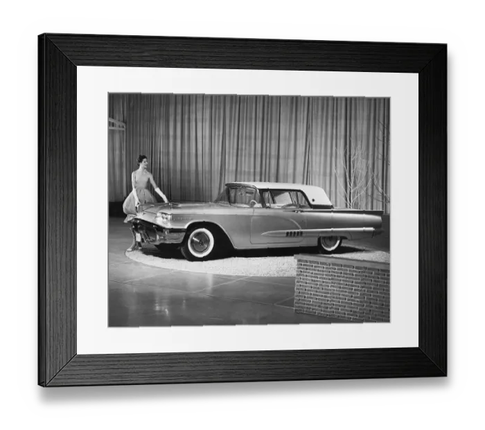 Framed Print : The 1958 Morning Star Thunderbird Framed Print : The 1958 Morning Star Thunderbird