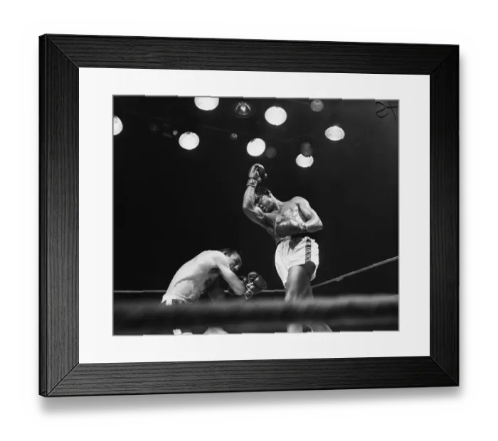 Framed Print : Sugar Ray Robinson and Carmen Basilio in Boxing Action Framed Print : Sugar Ray Robinson and Carmen Basilio in Boxing Action