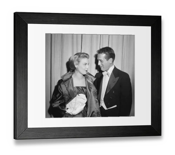 Framed Print : Portrait of Joanne Woodward and Paul Newman Framed Print : Portrait of Joanne Woodward and Paul Newman