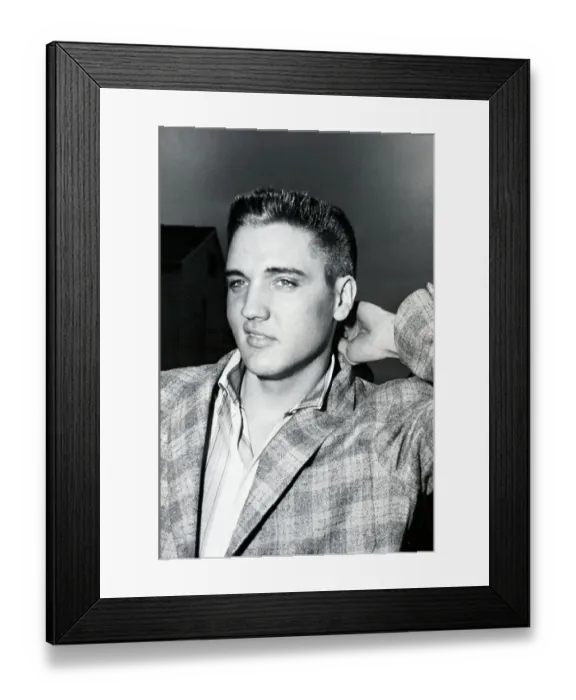 Framed Print : Elvis Presley With Close Crew-Cut