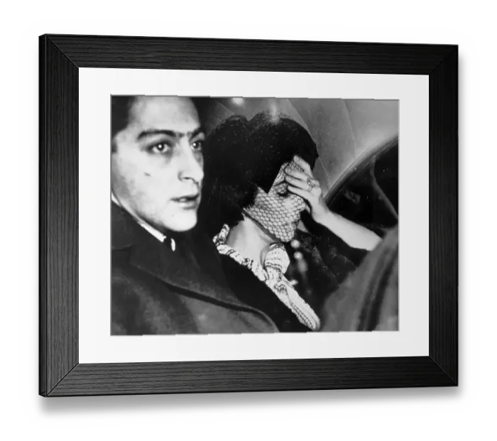 Framed Print : Mike Todd, Jr. and Elizabeth Taylor Framed Print : Mike Todd, Jr. and Elizabeth Taylor