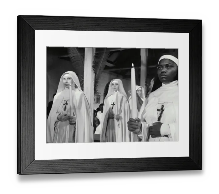 Framed Print : Audrey Hepburn in The Nun's Story